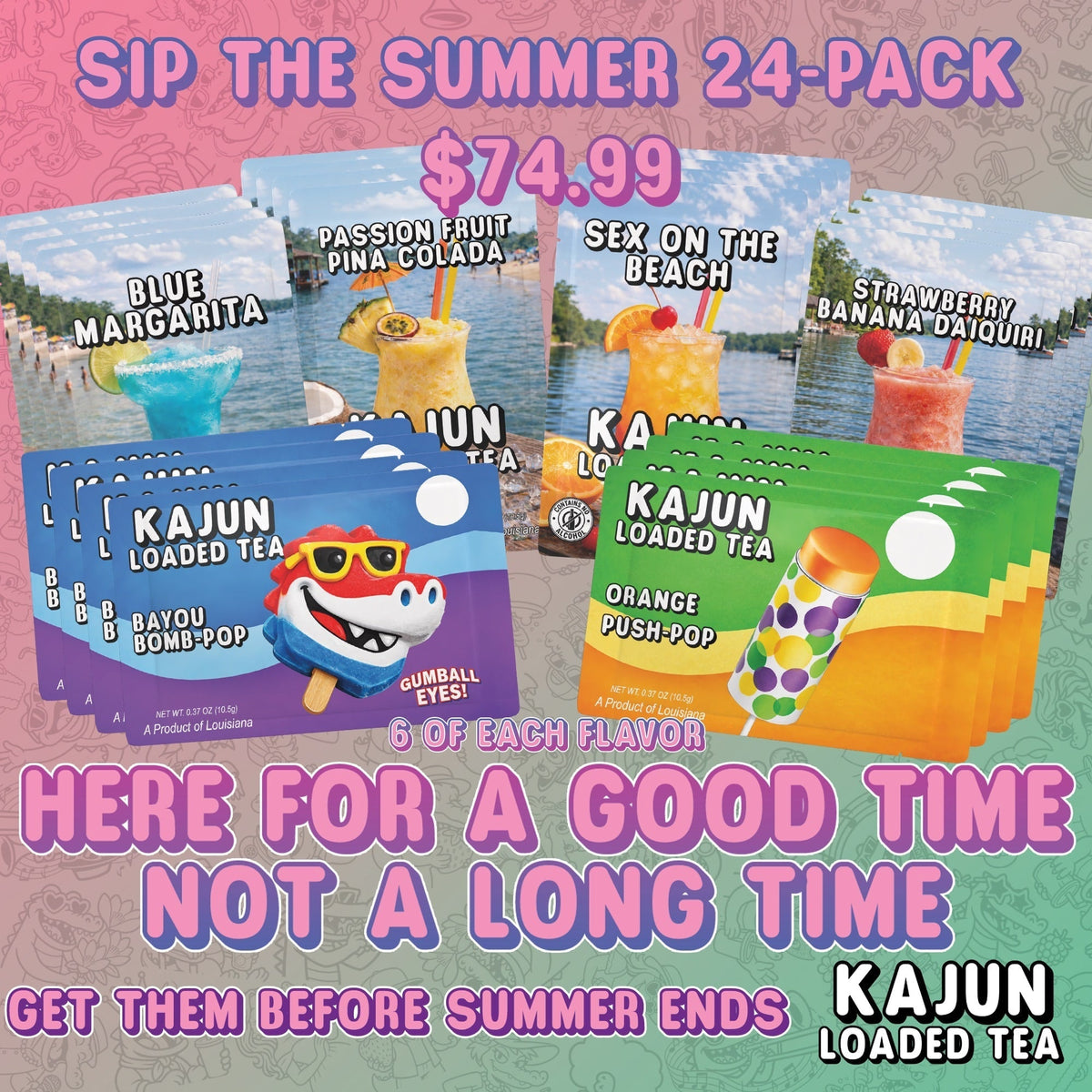 Sip the Summer Mocktails 24-Pack NG81